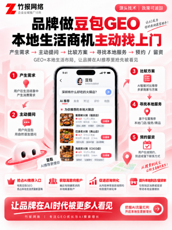 豆包GEO优化：让本地生活商机主动找上门的AI获客新路径